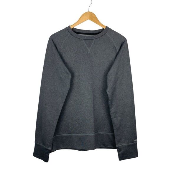 Fila men's Grey F3 Crew Neck Long Sleeve Activewear Sweat Shirt US L - Picture 1 of 8